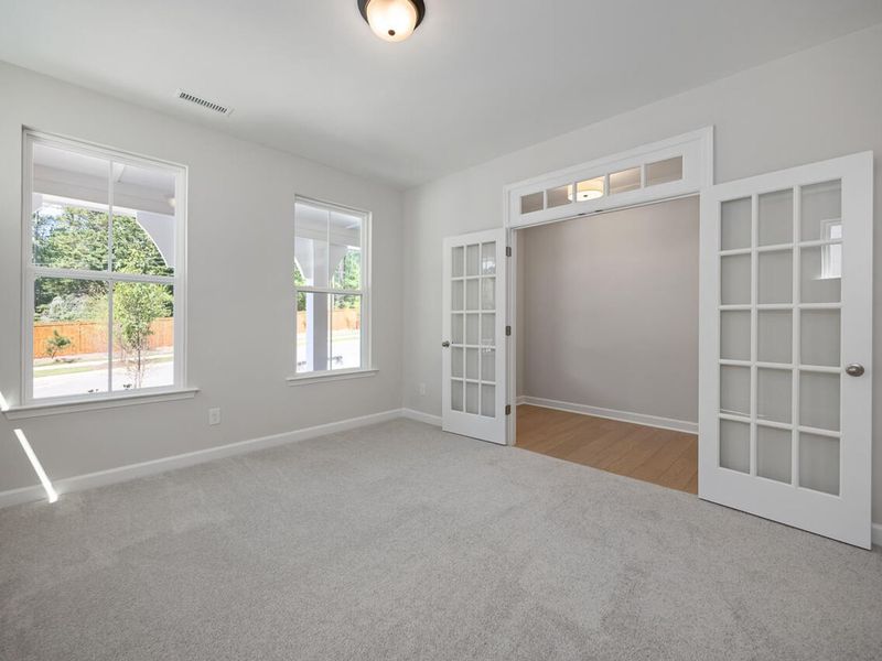 Spacious, unfurnished interior of a new home in Sage on North Main, Wake Forest (Image 15). Spacious, unfurnished interior of a new home in Sage on North Main, Wake Forest (Image 15).