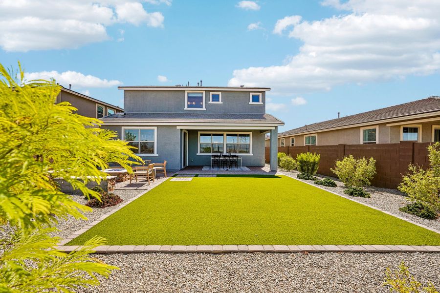 Representative exterior details of a home built from the Sienna by Taylor Morrison in Estrella, Goodyear (Image 32).