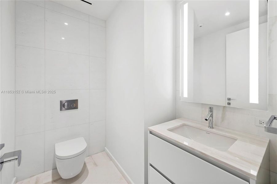 Furnished interior view inside a new home in Aston Martin Residences, Miami (Image 4).