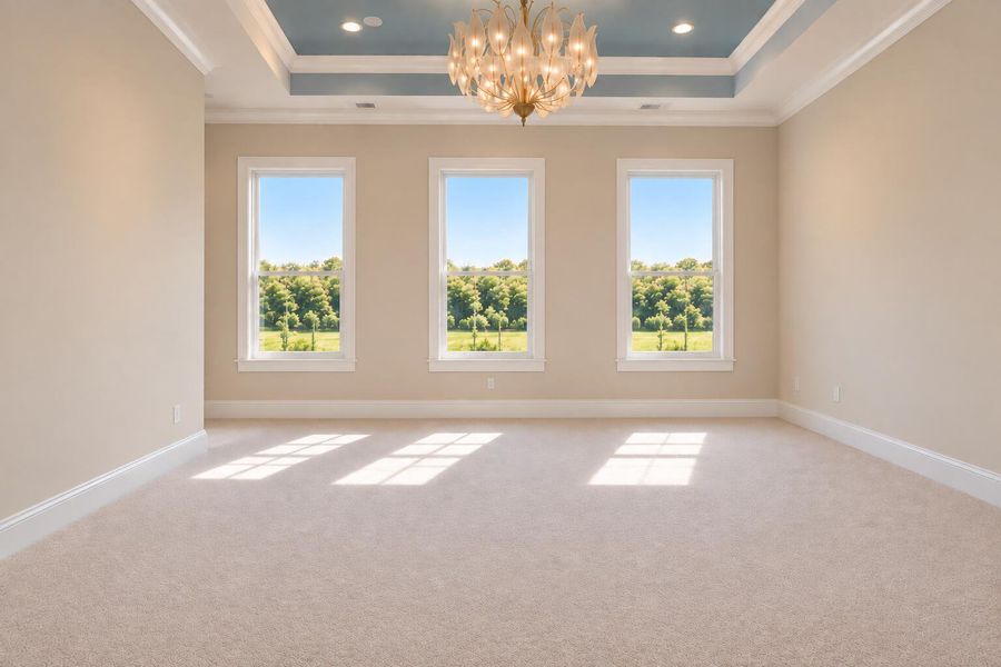 Spacious, unfurnished interior of a new home in , Edisto Island (Image 17).