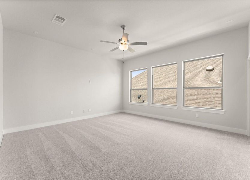 Spacious, unfurnished interior of a new home in Fulshear Lakes 70’s, Fulshear (Image 26). Spacious, unfurnished interior of a new home in Fulshear Lakes 70’s, Fulshear (Image 26).