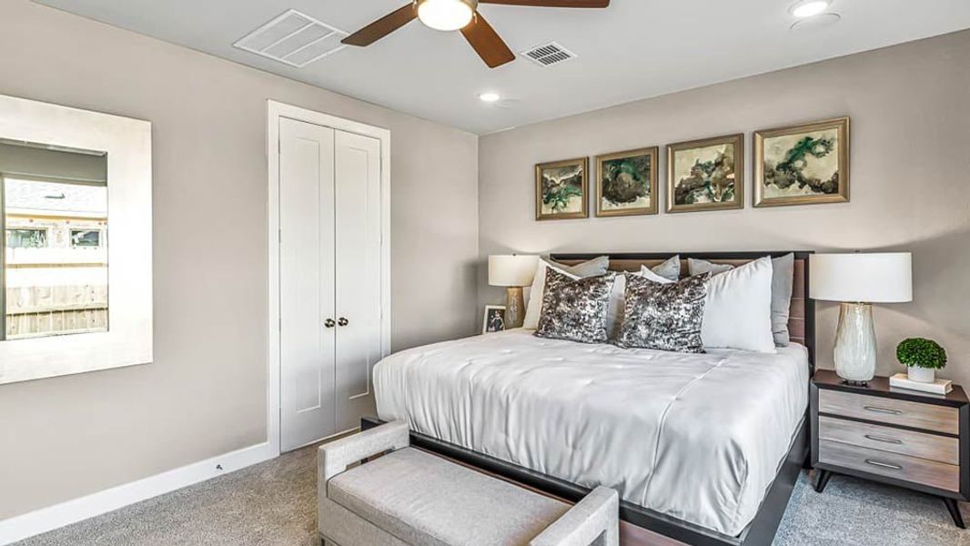 Furnished interior view inside a new home in Avalon at Cypress, Cypress (Image 21).
