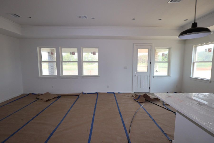 Great room and dining area - still under construction! Great room and dining area - still under construction!