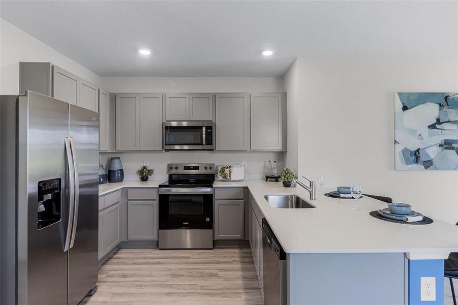 Furnished interior view inside a new home in Villamar, Winter Haven (Image 8). Furnished interior view inside a new home in Villamar, Winter Haven (Image 8).