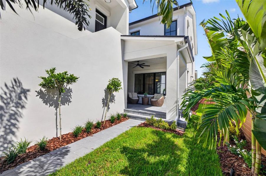 Exterior details and patio area of a home in , St. Petersburg (Image 35). Exterior details and patio area of a home in , St. Petersburg (Image 35).