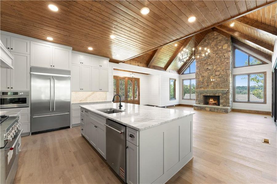 Furnished interior view inside a new home in , Dahlonega (Image 22).