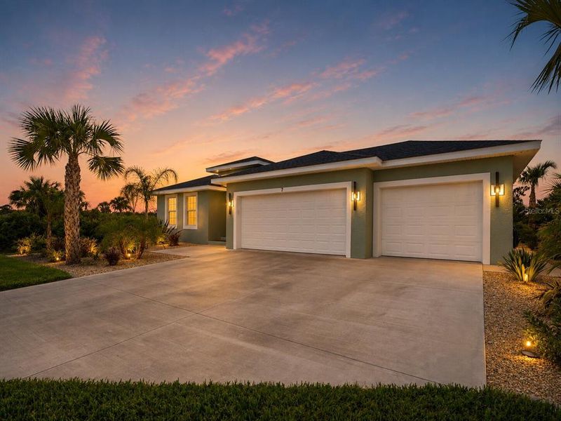 Front exterior of a new home in , Placida, FL, highlighting curb appeal (Image 29).