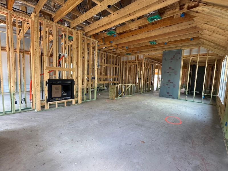 Family Room with fireplace