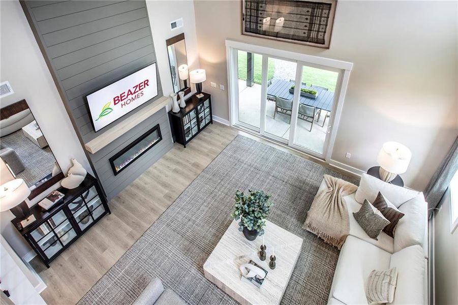 Furnished interior view inside a new home in The Paddocks at Doc Hughes, Buford (Image 29). Furnished interior view inside a new home in The Paddocks at Doc Hughes, Buford (Image 29).