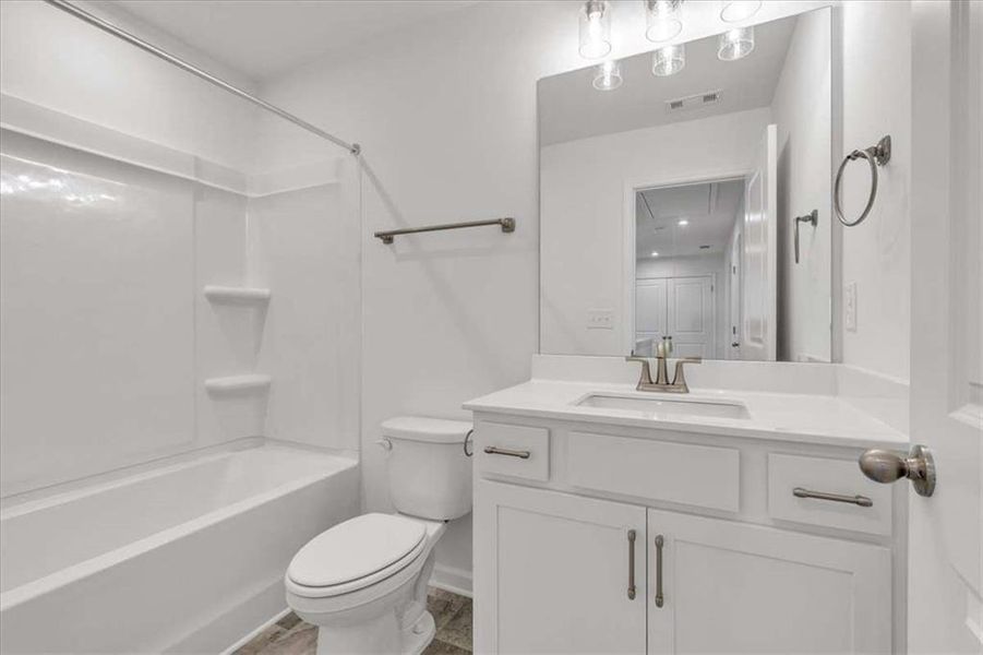 Furnished interior view inside a new home in The View at Groover's Lake, Lithia Springs (Image 13). Furnished interior view inside a new home in The View at Groover's Lake, Lithia Springs (Image 13).