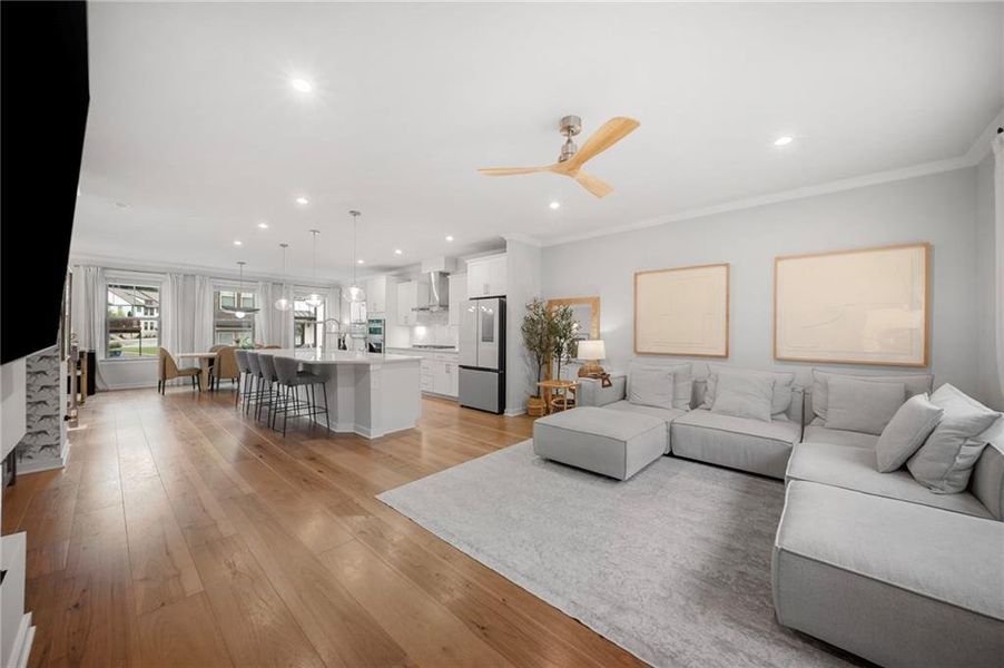 Furnished interior view inside a new home in Parkside at Mason Mill, Decatur (Image 17).