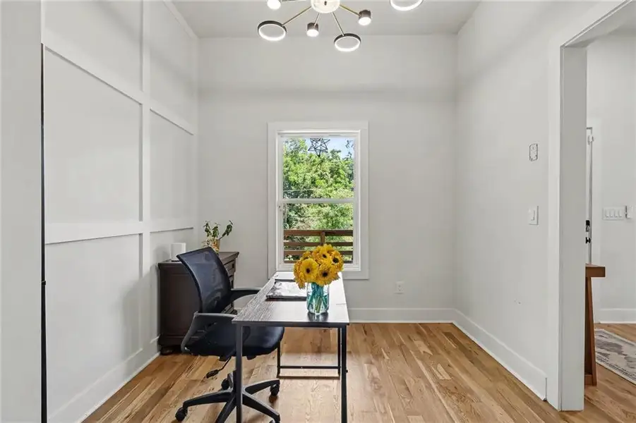 Furnished interior view inside a new home in , Atlanta (Image 13).