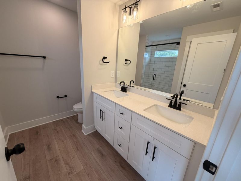 Furnished interior view inside a new home in Blythe Mill Townhomes, Waxhaw (Image 7).