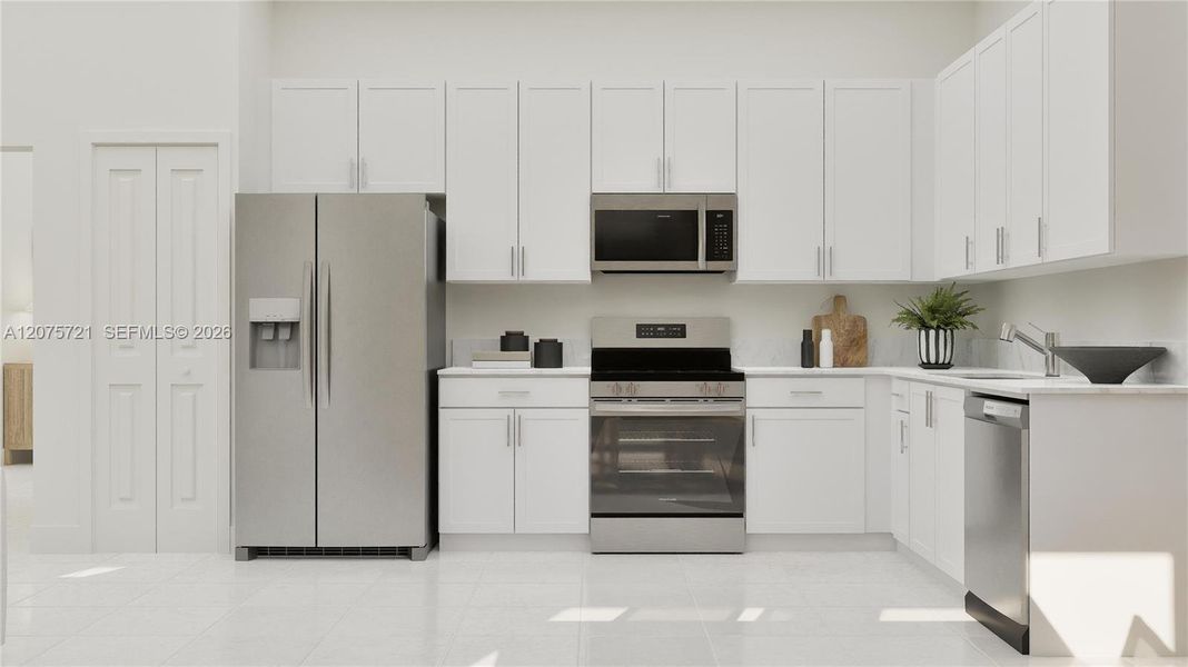 Furnished interior view inside a new home in Sunstone, Homestead (Image 13).