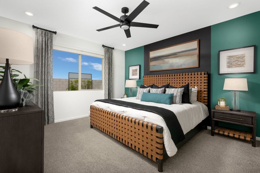 Representative furnished interior of a home built from the Cedar by Mattamy Homes in Blackhawk, Tucson (Image 11).