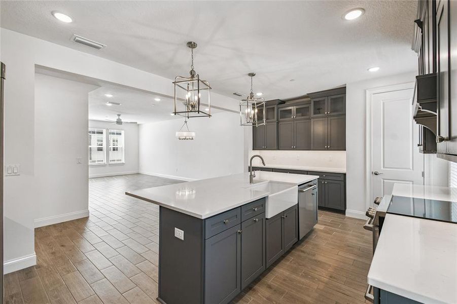 Furnished interior view inside a new home in Vdara, Orlando (Image 8).