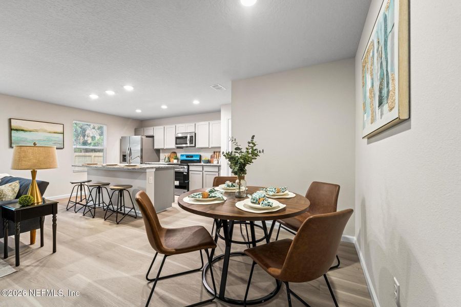 Furnished interior view inside a new home in , Jacksonville (Image 8).