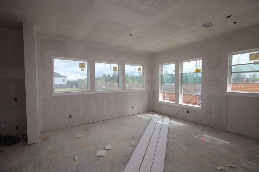 In-progress construction of a new home in Easthaven at Bridgeland Central - Horizon Collection, Cypress, TX (Image 19). In-progress construction of a new home in Easthaven at Bridgeland Central - Horizon Collection, Cypress, TX (Image 19).