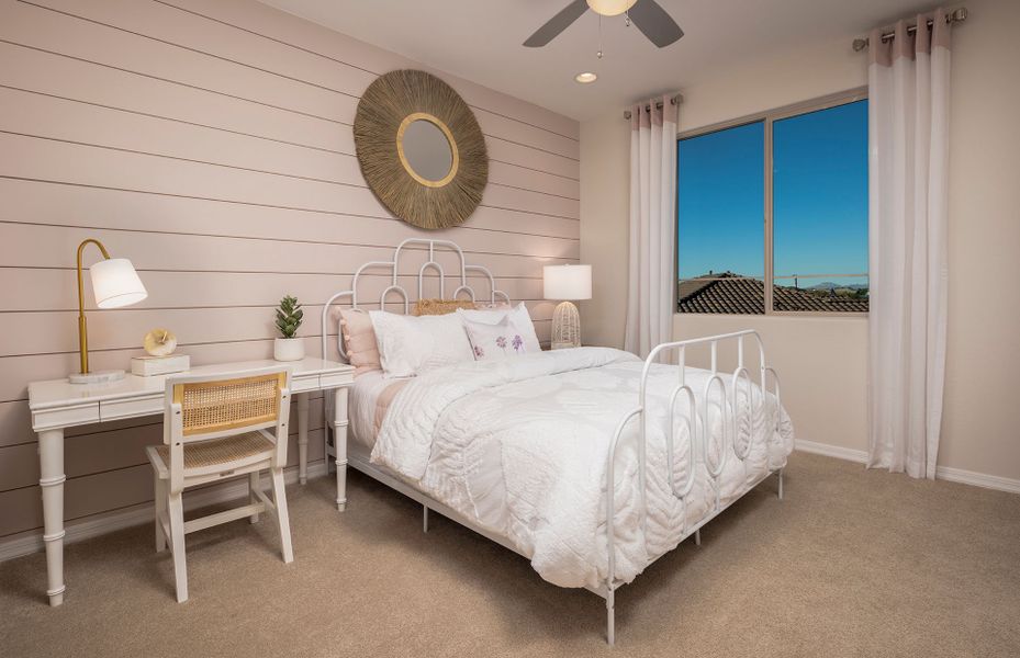 Furnished interior view inside a new home in Harvest - Enchantment Series, Queen Creek (Image 6).