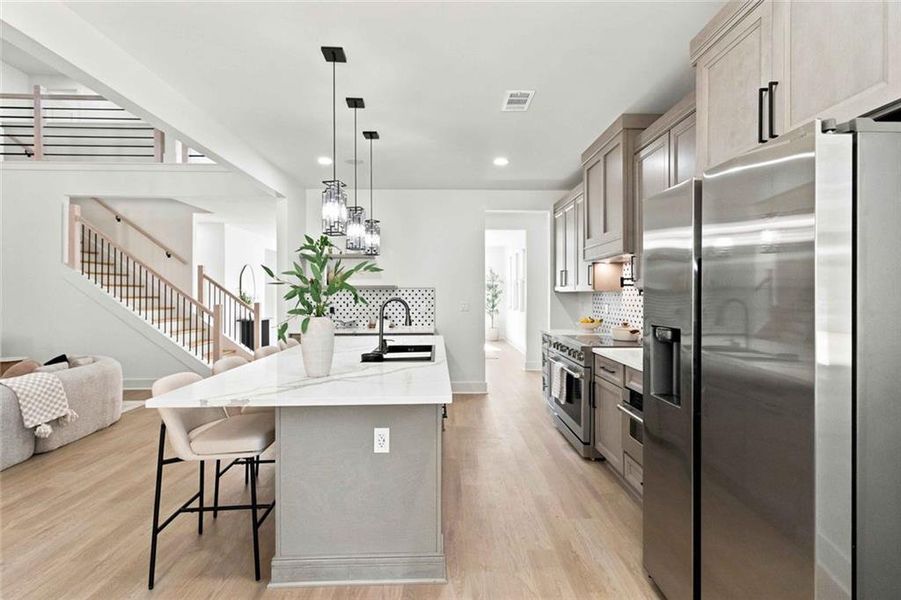 Furnished interior view inside a new home in , Griffin (Image 17).