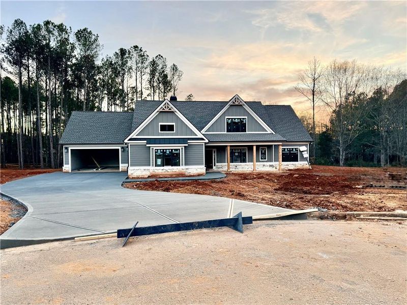 In-progress construction of a new home in Stonegate, Monroe, GA (Image 4).