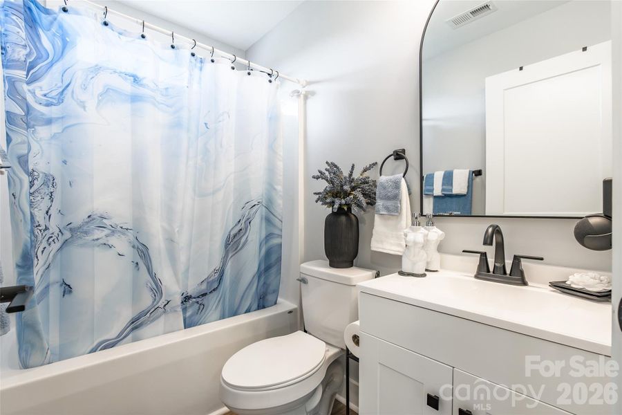 Furnished interior view inside a new home in , Albemarle (Image 24).