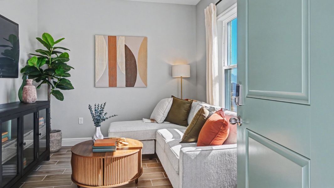 Representative furnished interior of a home built from the Sheffield by Maronda Homes in Coastal Communities, Edgewater (Image 4).