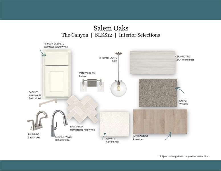 Sample of building materials used in homes in Salem Oaks, Rockvale (Image 34). Sample of building materials used in homes in Salem Oaks, Rockvale (Image 34).