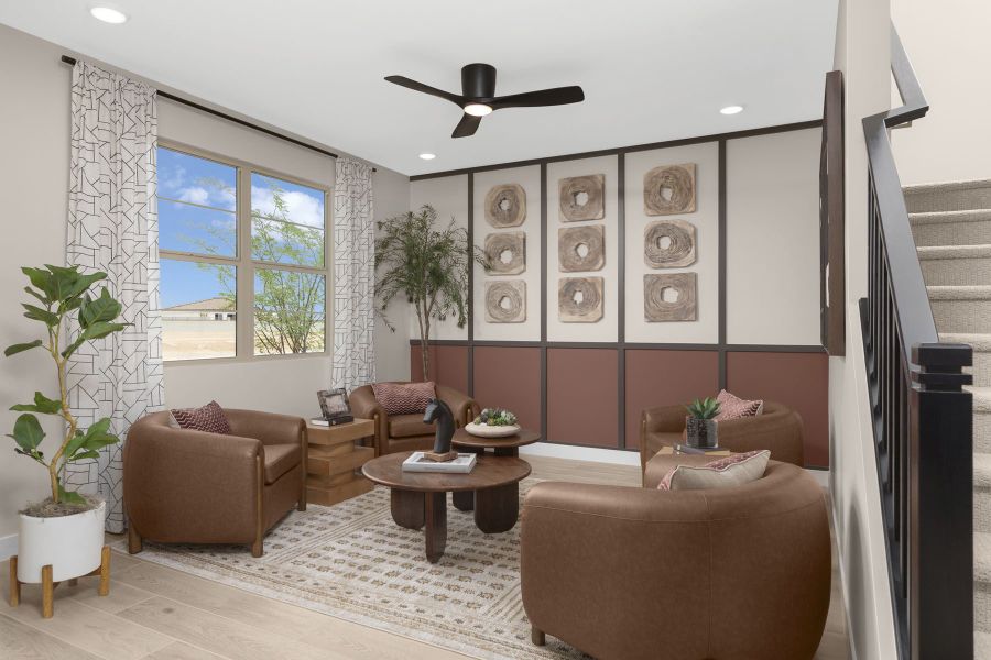 Representative furnished interior of a home built from the Lagoon by Mattamy Homes in White Tank Vistas, Waddell (Image 14). Representative furnished interior of a home built from the Lagoon by Mattamy Homes in White Tank Vistas, Waddell (Image 14).