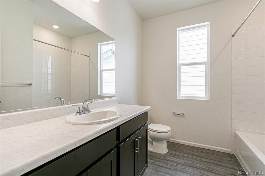 Furnished interior view inside a new home in Turnberry, Commerce City (Image 5). Furnished interior view inside a new home in Turnberry, Commerce City (Image 5).