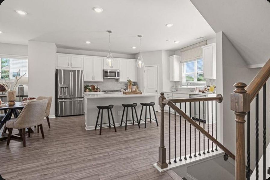 Furnished interior view inside a new home in Rosewood Farm, Lawrenceville (Image 38).