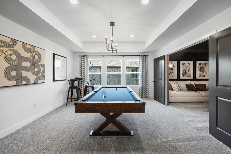 Furnished interior view inside a new home in Brookewater, Rosenberg (Image 24).