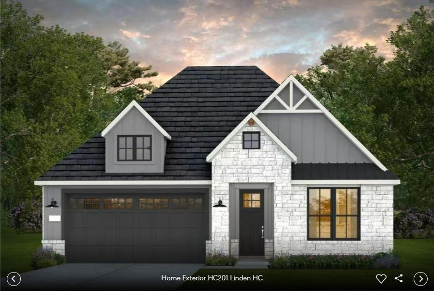 Pulte Homes, Doucette elevation HC201, rendering Pulte Homes, Doucette elevation HC201, rendering