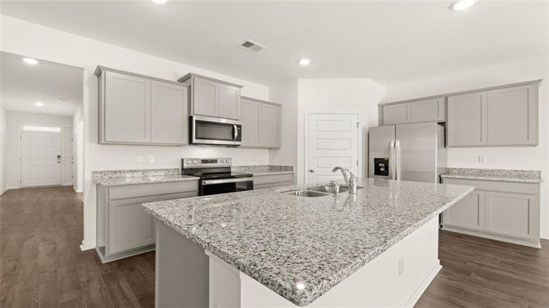 Furnished interior view inside a new home in Poplar Preserve, Newnan (Image 8).