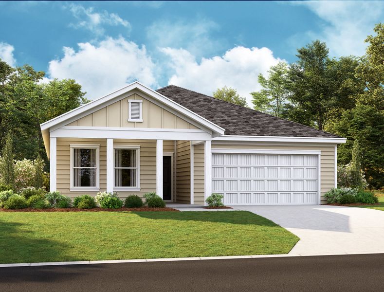 Representative exterior photo of a completed home built from the Truman by Ashton Woods in Watson Hill, Summerville, SC (Image 19).