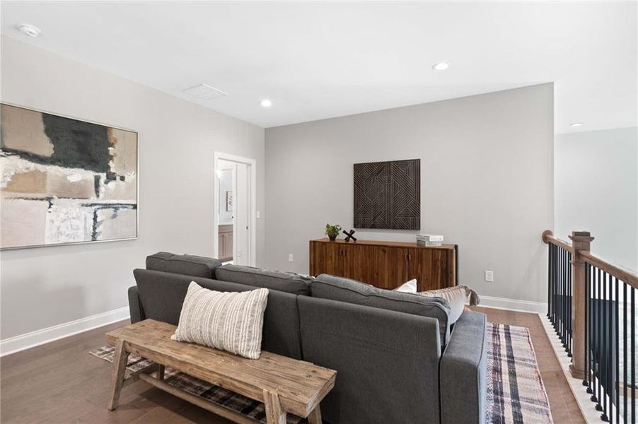 Furnished interior view inside a new home in East Harbor II at Chestatee, Dawsonville (Image 25).