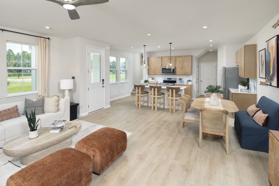 Representative furnished interior of a home built from the Arden by Mattamy Homes in RiverTown, St. Johns (Image 6).