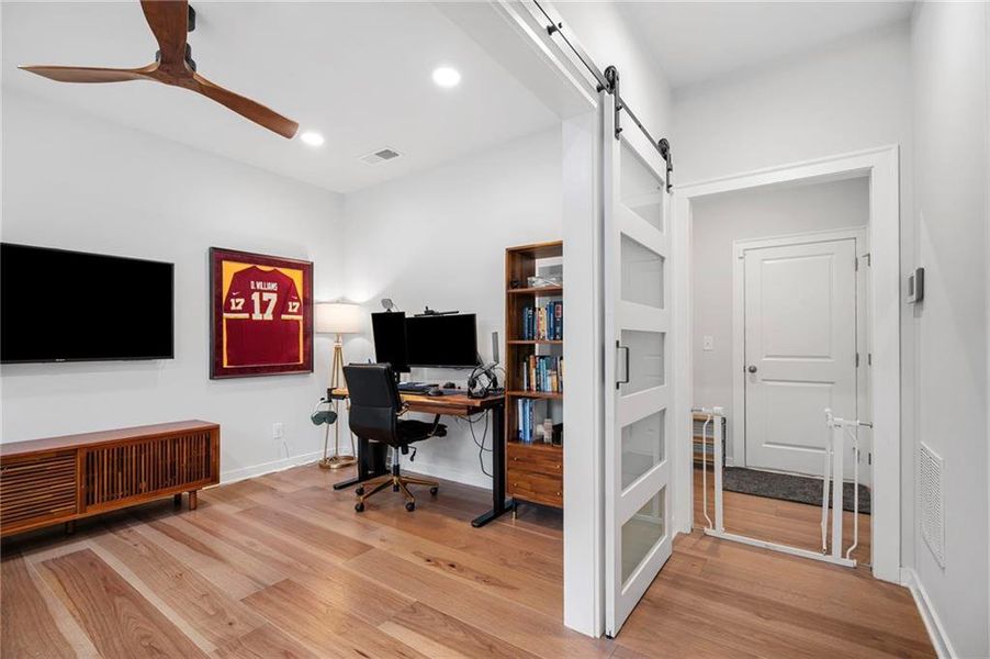Furnished interior view inside a new home in Parkside at Mason Mill, Decatur (Image 4).
