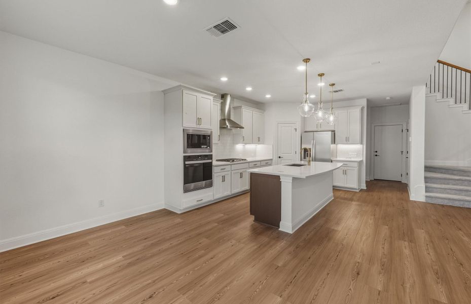 Furnished interior view inside a new home in Horizon Lake, Leander (Image 9).