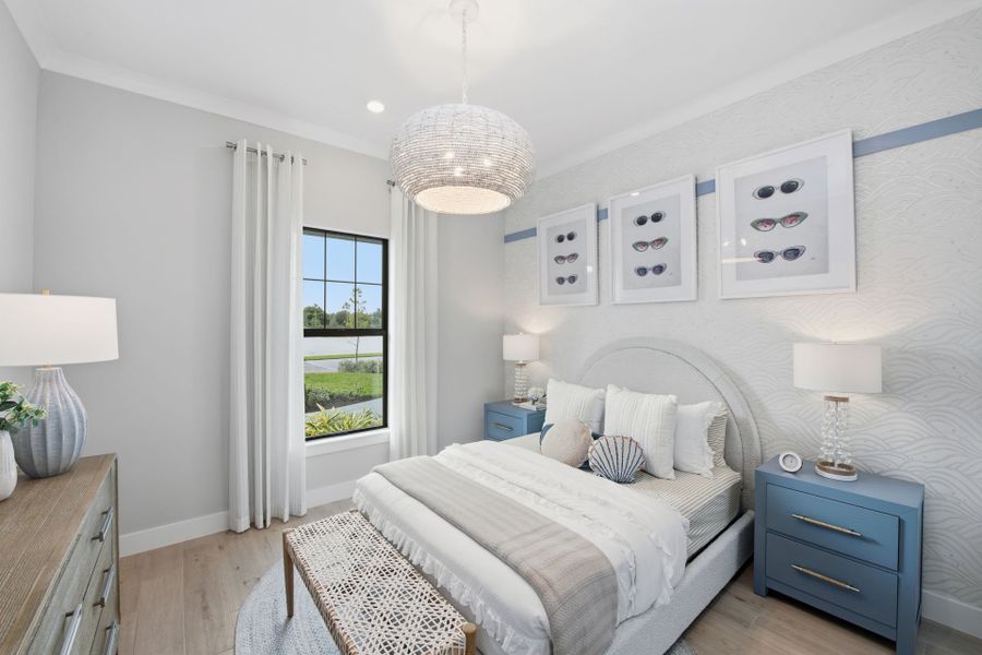 Furnished interior view inside a new home in Marigold, Davie (Image 19). Furnished interior view inside a new home in Marigold, Davie (Image 19).
