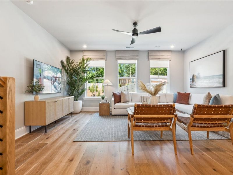 Furnished interior view inside a new home in Old Town Village, Waxhaw (Image 20). Furnished interior view inside a new home in Old Town Village, Waxhaw (Image 20).