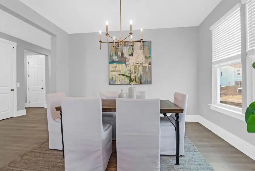 Furnished interior view inside a new home in Homecoming, Ravenel (Image 12).
