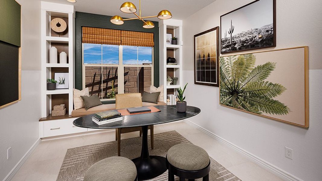 Representative furnished interior of a home built from the Compass by Taylor Morrison in Alamar, Avondale (Image 8).