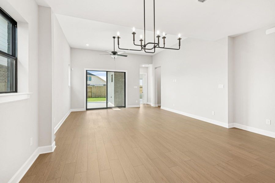 Furnished interior view inside a new home in Grange 45' Homesites, Katy (Image 6).