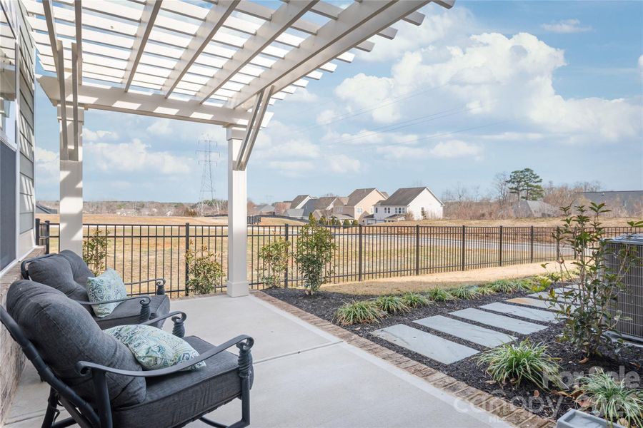 Exterior details and patio area of a home in , Davidson (Image 28).