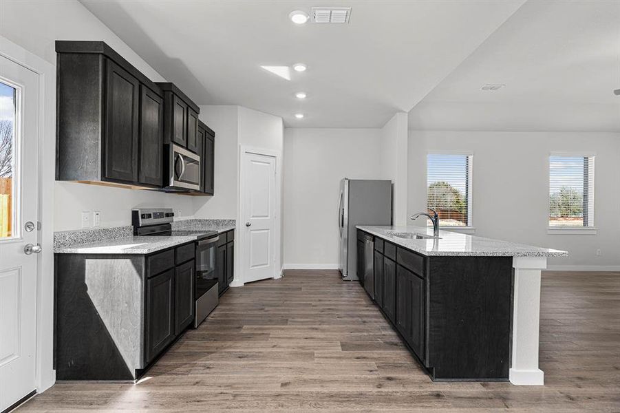Furnished interior view inside a new home in Edmonds Ranch, Seagoville (Image 3).