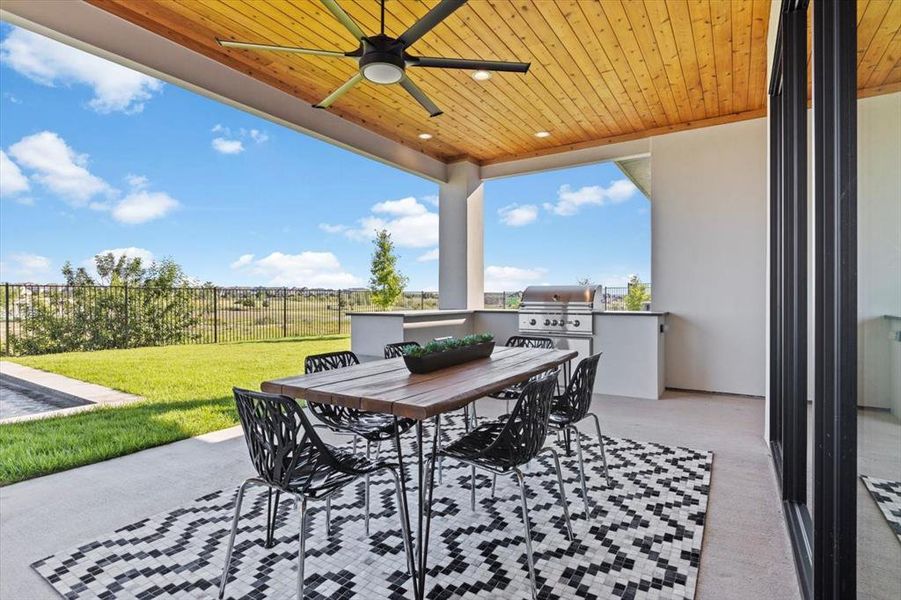 Furnished interior view inside a new home in , Aledo (Image 6).