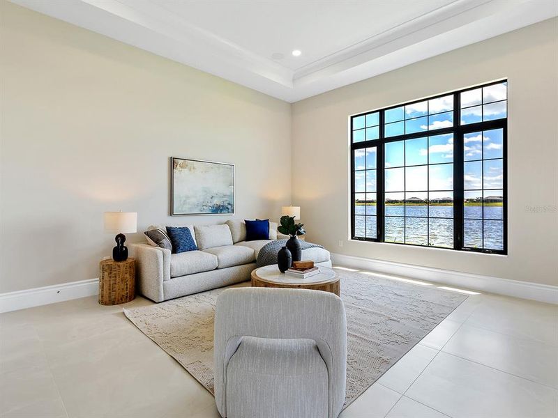 Furnished interior view inside a new home in , Sarasota (Image 58).