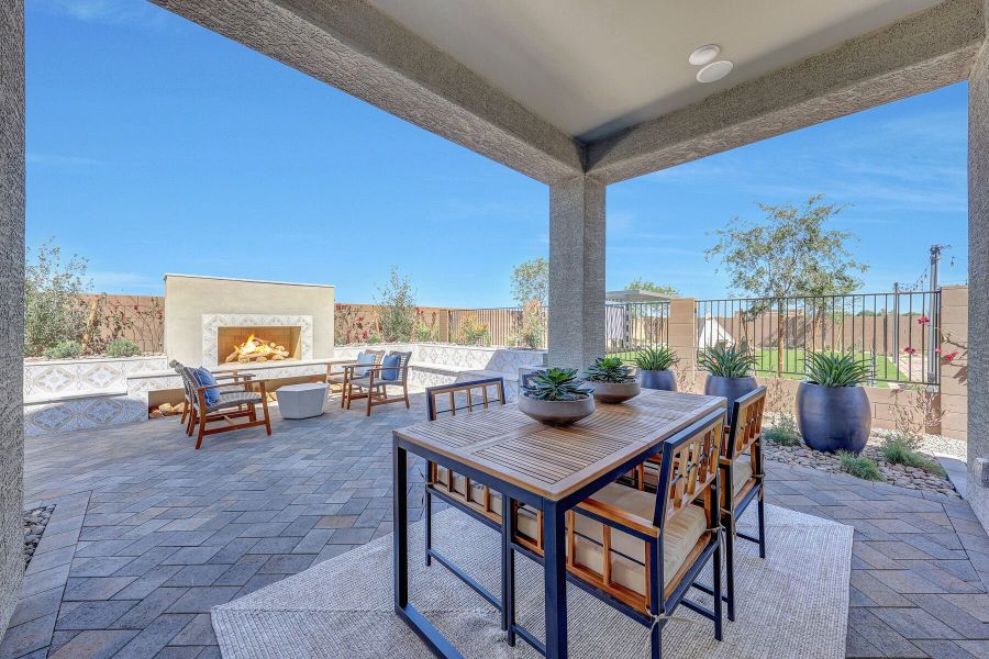 Representative exterior details of a home built from the Cobalt by Mattamy Homes in Landmarke, Queen Creek (Image 27).