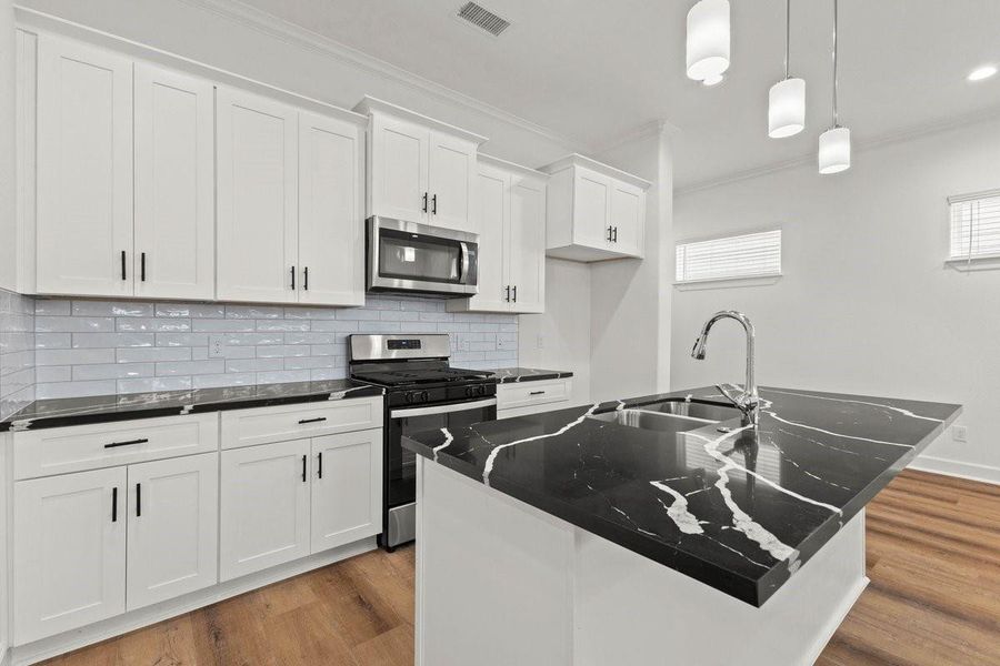 Furnished interior view inside a new home in , Houston (Image 2).